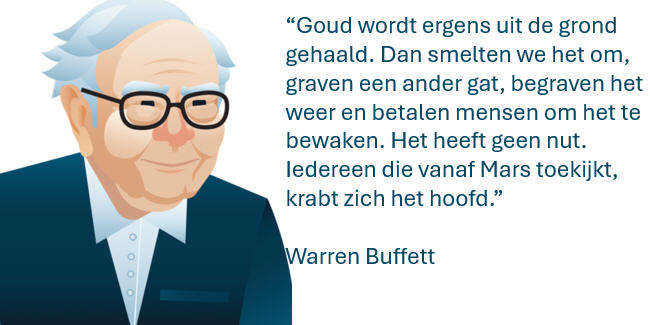 Warren Buffett über Gold.